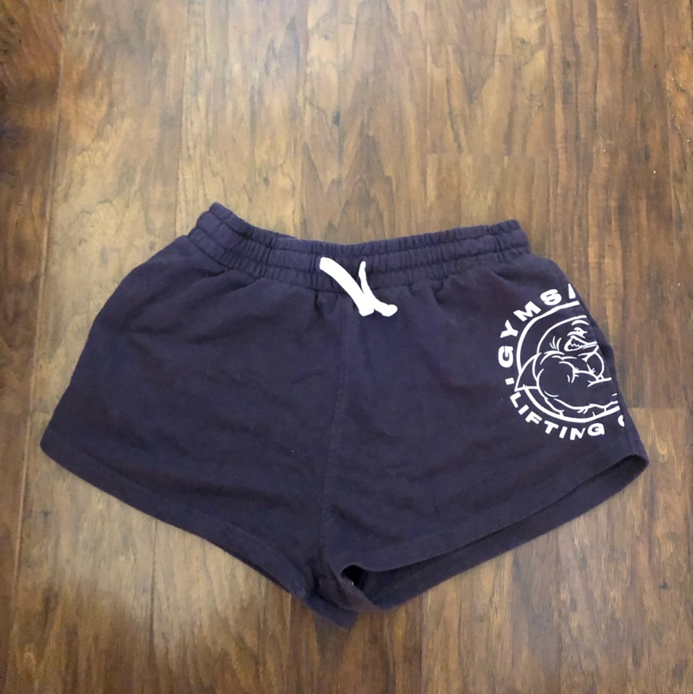 Gymshark Dark Plum shorts